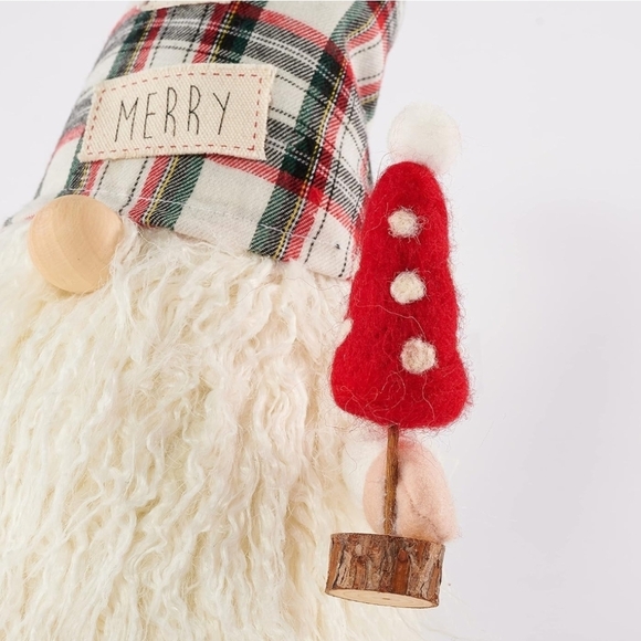 NWT Mud Pie Christmas Deluxe Dangle Leg Gnome - So Merry - Picture 3 of 4